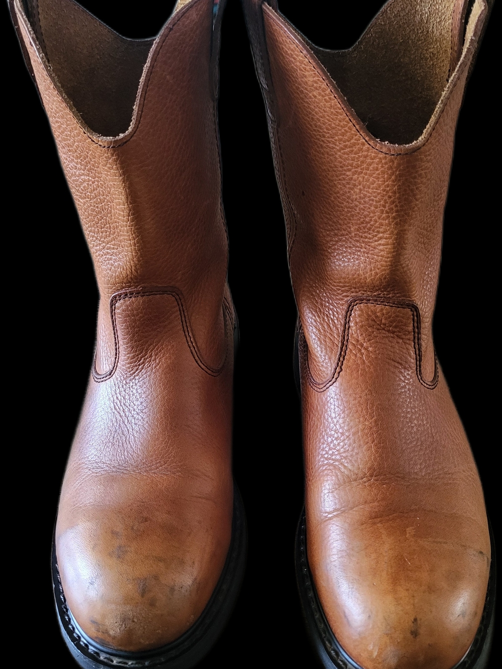 Dickies Brown Tan Work Western Boots